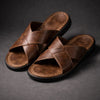 Herensandalen | Gekruiste bandjes & comfortabel instappen