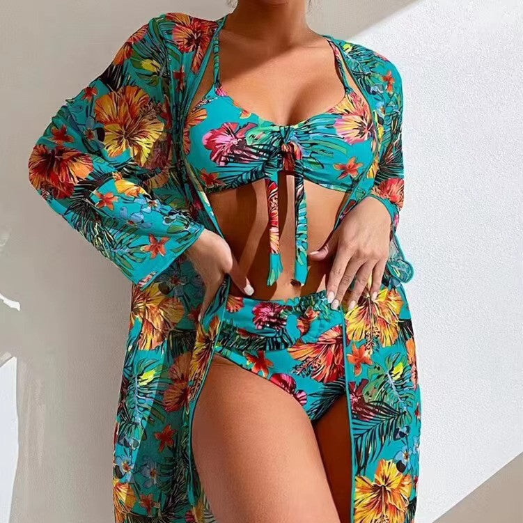 Bikiniset met Hoge Taille en Cover-up – Amira