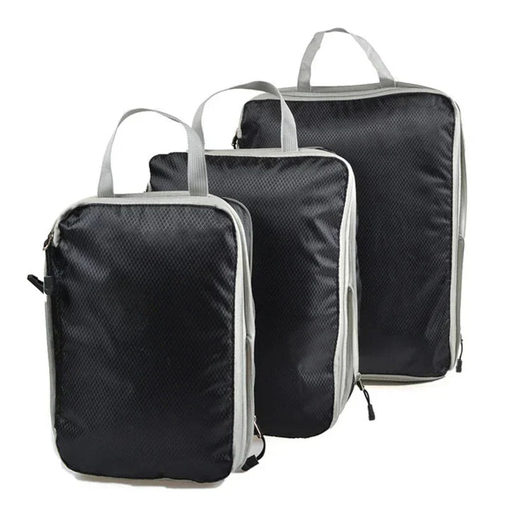 Set compressie-pakkubussen voor kofferorganisatie - 3 stuks
