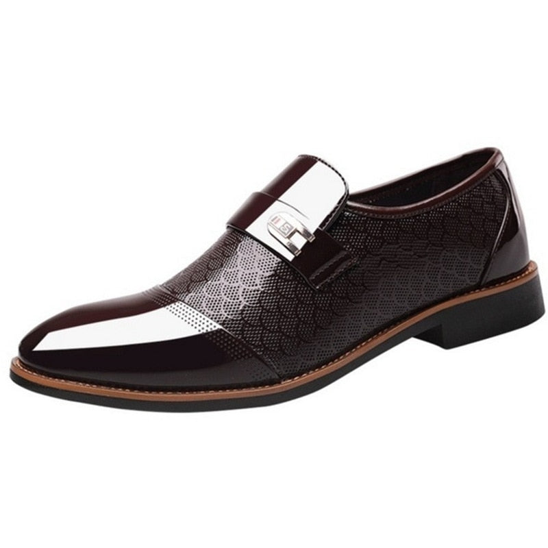 Stijlvolle glanzende herenschoenen - Hudson