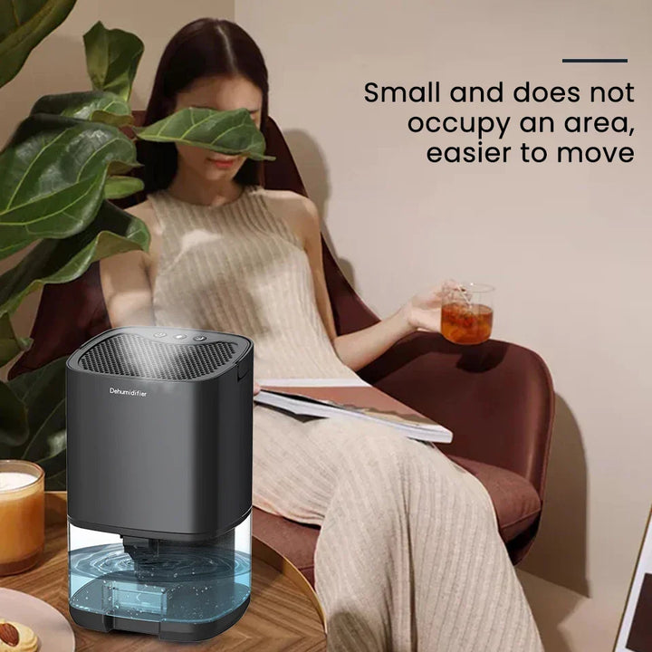 1000 ml Draagbare 2-in-1 Luchtontvochtiger met Luchtfilter & Nachtlampje – Aveline