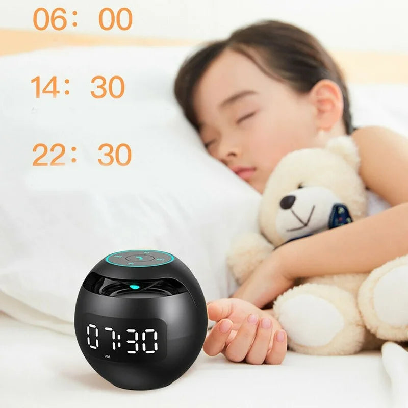 Digitale wekker Bluetooth-speaker met kleuren-LED-licht