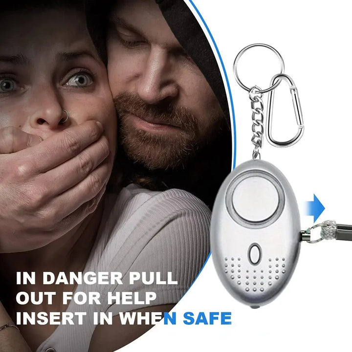 Persoonlijk Veiligheidsalarm met LED-licht (130 dB) – SafeSound