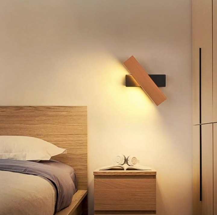 Japanse LED-wandlamp | Minimalistische draaibare wandlamp