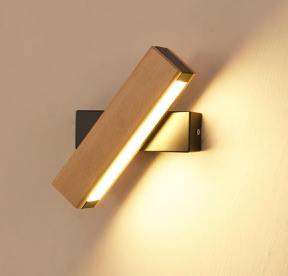 Japanse LED-wandlamp | Minimalistische draaibare wandlamp