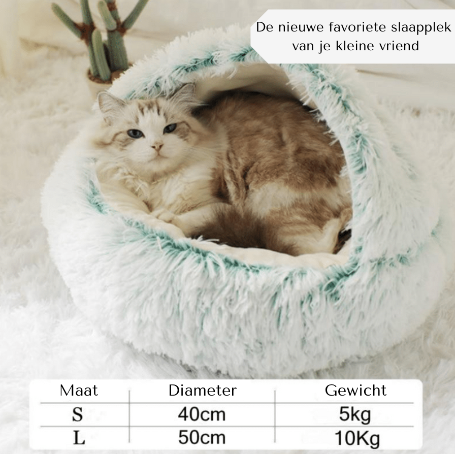 CozyHome - katten & honden mand | Warm, Zacht en Veilig