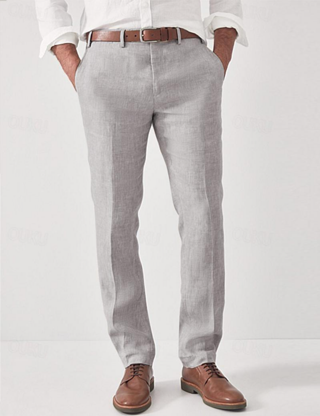 Comfortabele Linnen Herenbroek – Elias