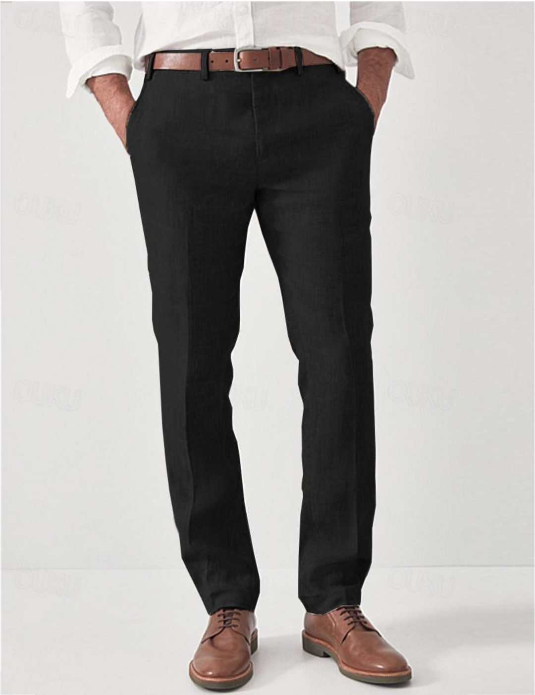 Comfortabele Linnen Herenbroek – Elias