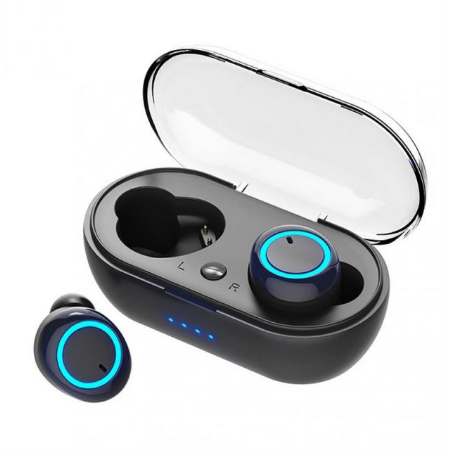 Draadloze Bluetooth-koptelefoon met oplaadcase