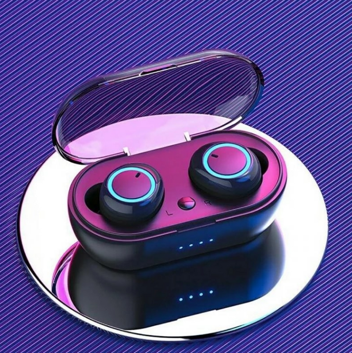Draadloze Bluetooth-koptelefoon met oplaadcase