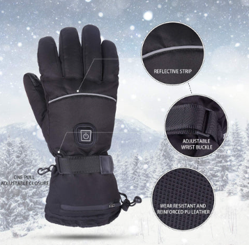 Unisex verwarmde handschoenen, langdurige warmte buiten