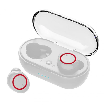 Draadloze Bluetooth-koptelefoon met oplaadcase