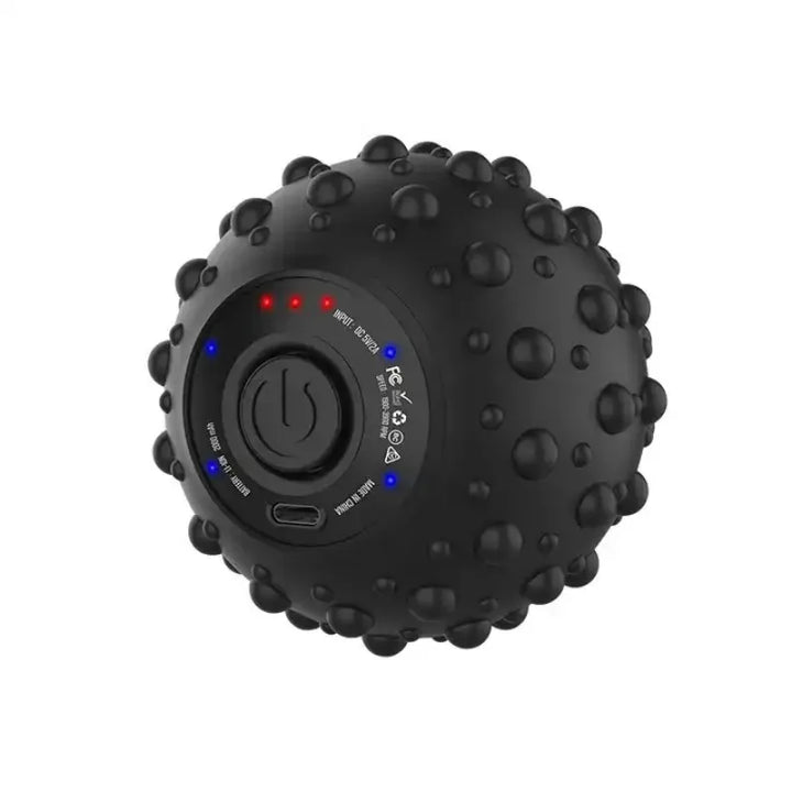 4-Speed Trillende Massagebal met Warmtetherapie & Textuuroppervlak – FlexiRoll