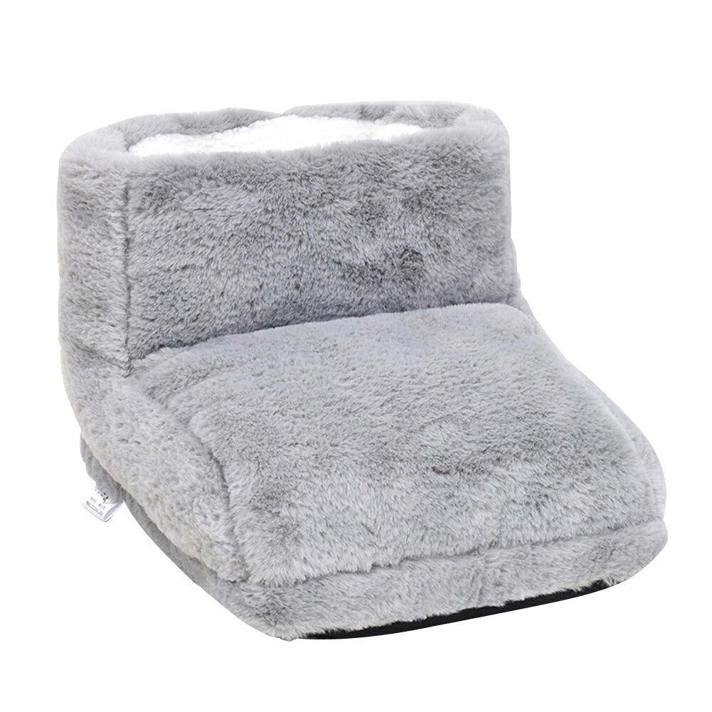 Draadloze oplaadbare voetenwarmer van zachte fleece