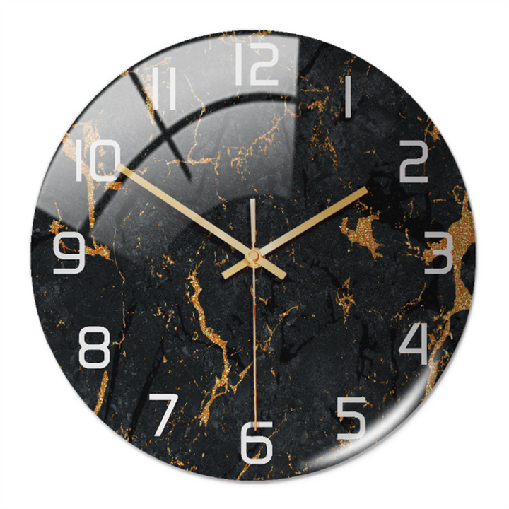 Elegante Wandklok met Marmereffect – MarbleTime