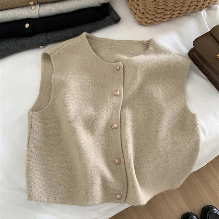 Merinowollen damesgilet – Solveig