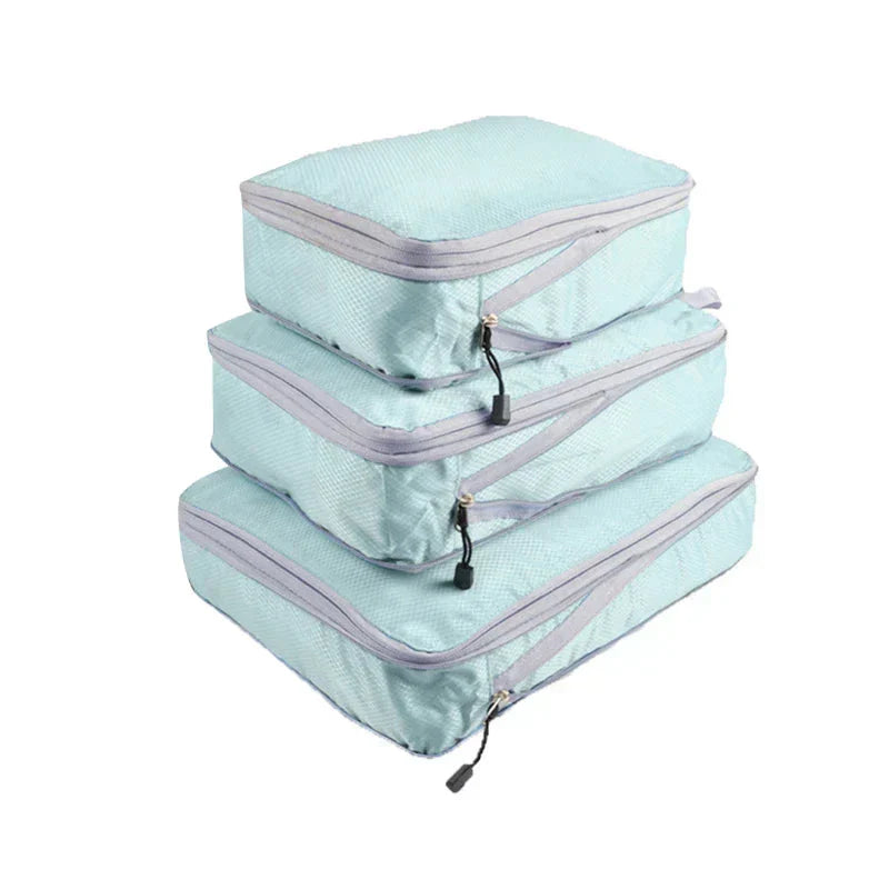 Set compressie-pakkubussen voor kofferorganisatie - 3 stuks