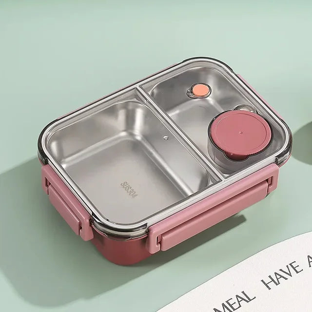 Geïsoleerde lunchbox compacte lekvrije maaltijdopslag