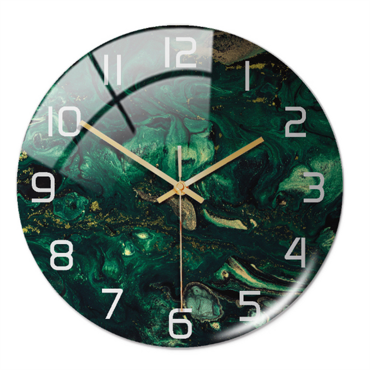 Elegante Wandklok met Marmereffect – MarbleTime