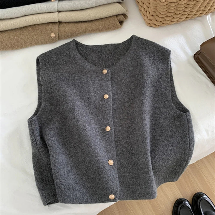 Merinowollen damesgilet – Solveig