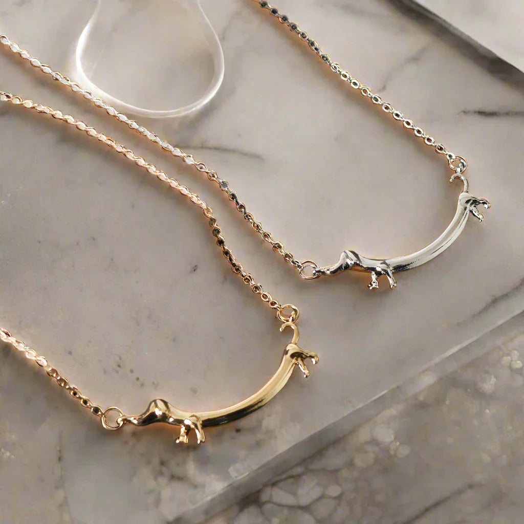 Gouden Teckel Ketting