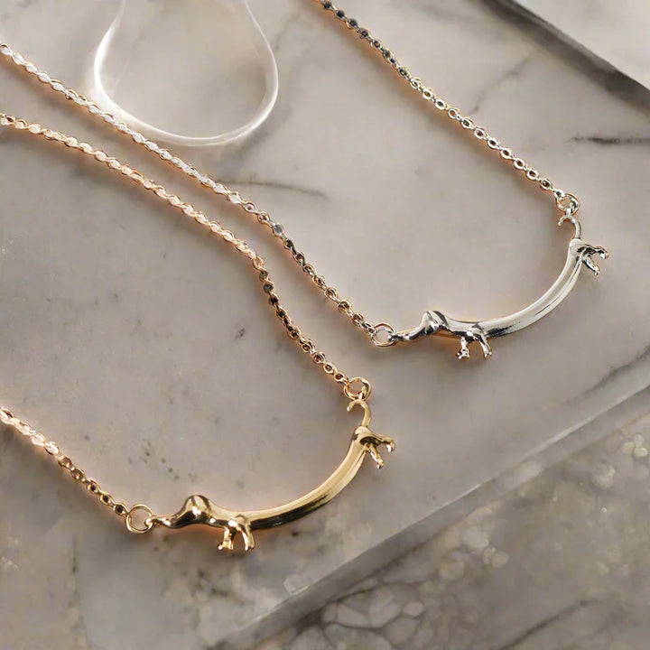 Gouden Teckel Ketting
