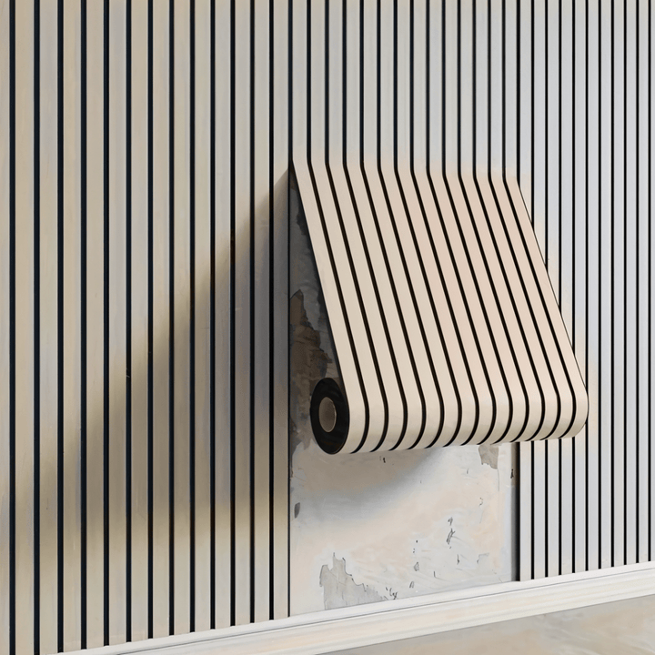 Zelfklevende houten panelen voor stijlvolle wandafwerking