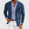 Stijlvolle herenblazer met casual knoopzakken en reverskraag - Lorenzo