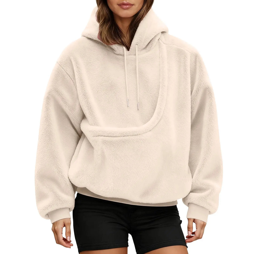Kangoeroe-hoodie met ingebouwde buidel voor katten en honden