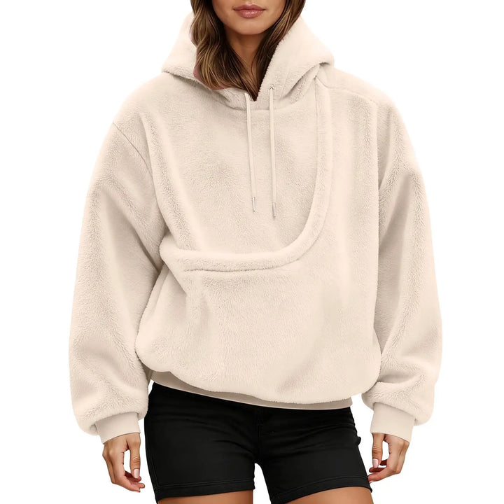 Kangoeroe-hoodie met ingebouwde buidel voor katten en honden