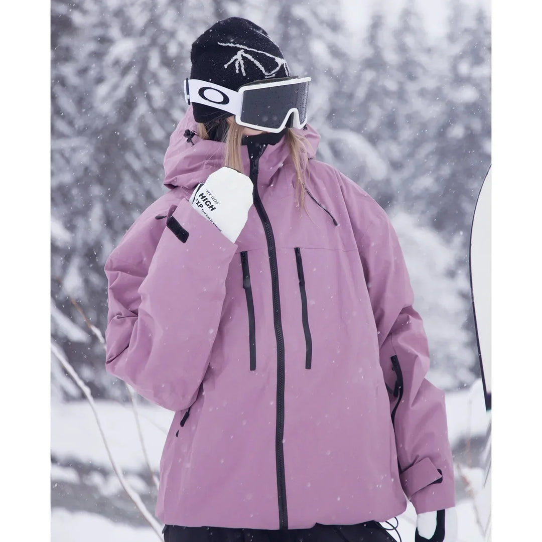 Unisex skijas met capuchon voor skiën, snowboarden en outdoorkleding