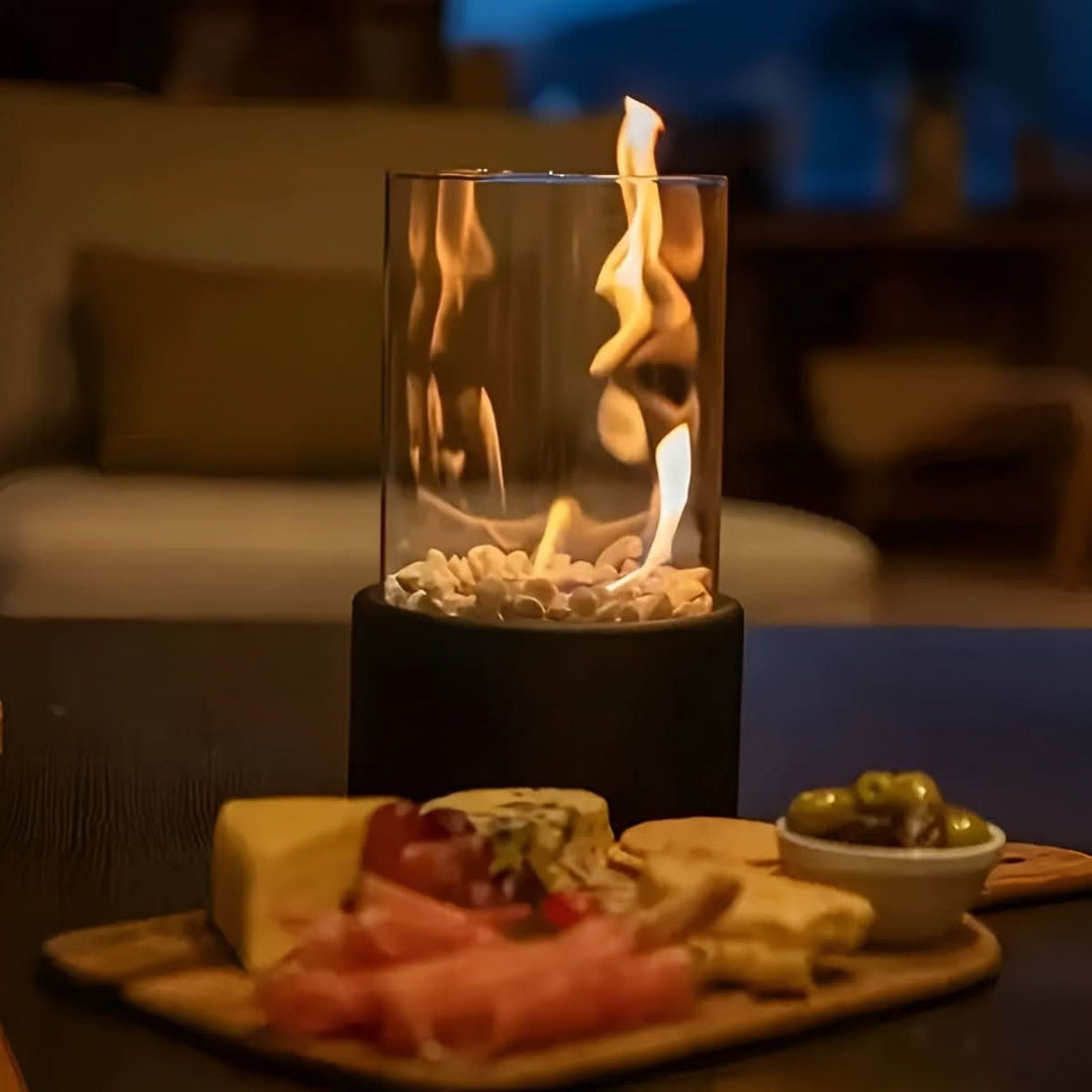 SleekFlame – Rookvrije tafelhaard voor stijlvol gebruik binnen en buiten
