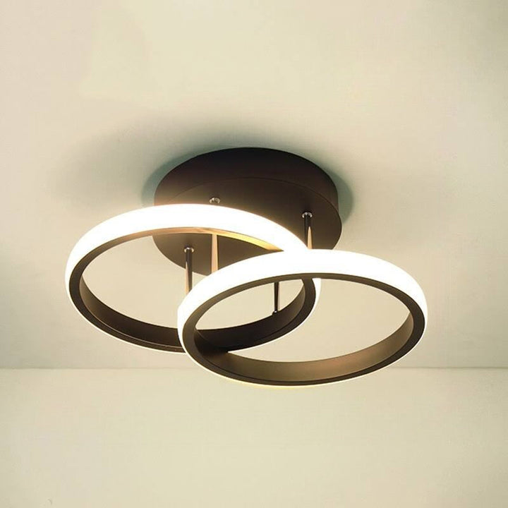 Eigentijdse plafondlamp met 3 ringen, verstelbaar led-armatuur voor binnen