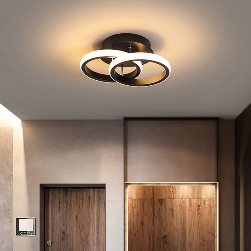 Eigentijdse plafondlamp met 3 ringen, verstelbaar led-armatuur voor binnen