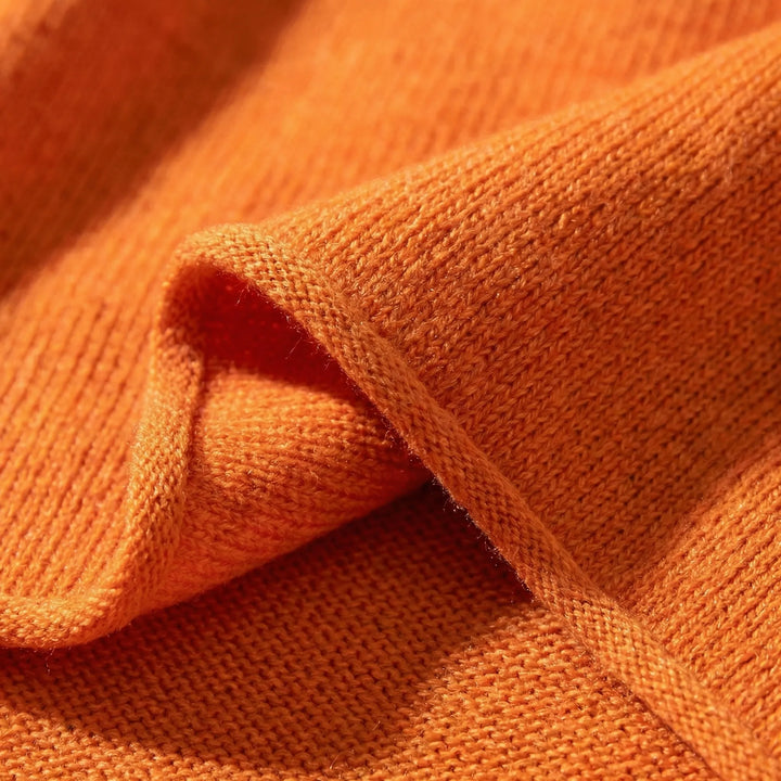 SnugvelleOversized V-Neck Slogan Jumper