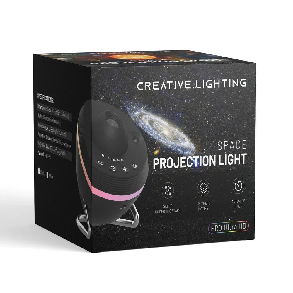 Sterrenhemel-projectielamp, kosmische sfeerverlichting voor in huis