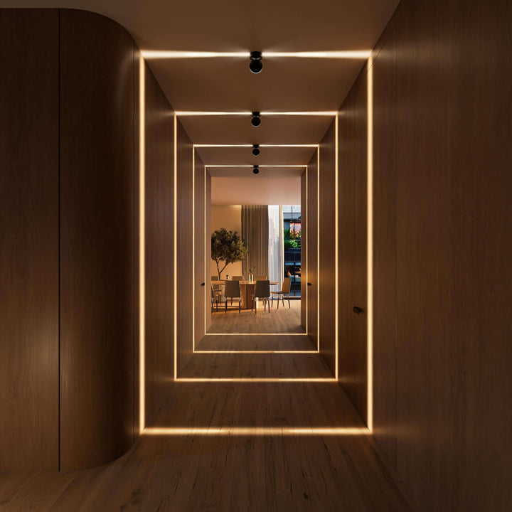 LED-wandlamp met spotfunctie | 360° draaibare lampkop | vierkante lichtkegel