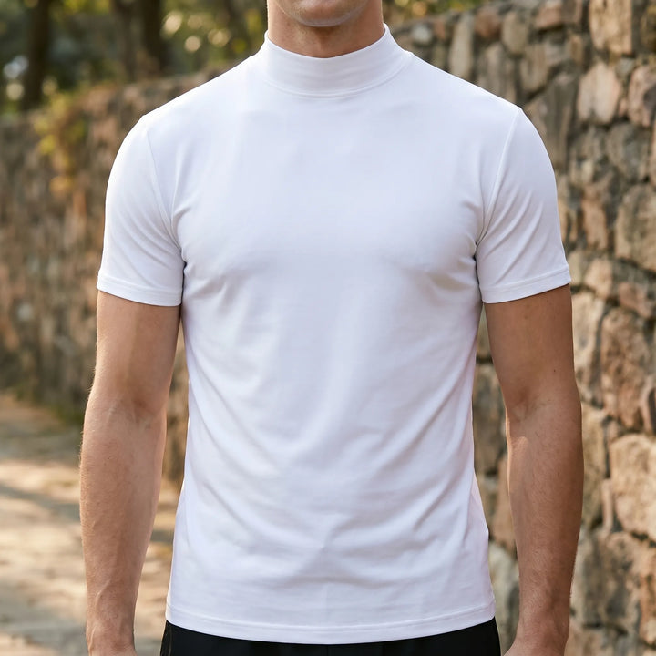 Sportshirt met opstaande kraag