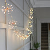 LED-sterrenburst lichtsnoer warmwit voor binnen en buiten