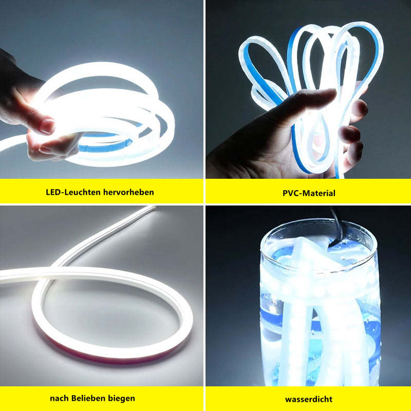 Lichtstrip | Verlichting voor autokap | Flexibel en waterdicht | GlowHood