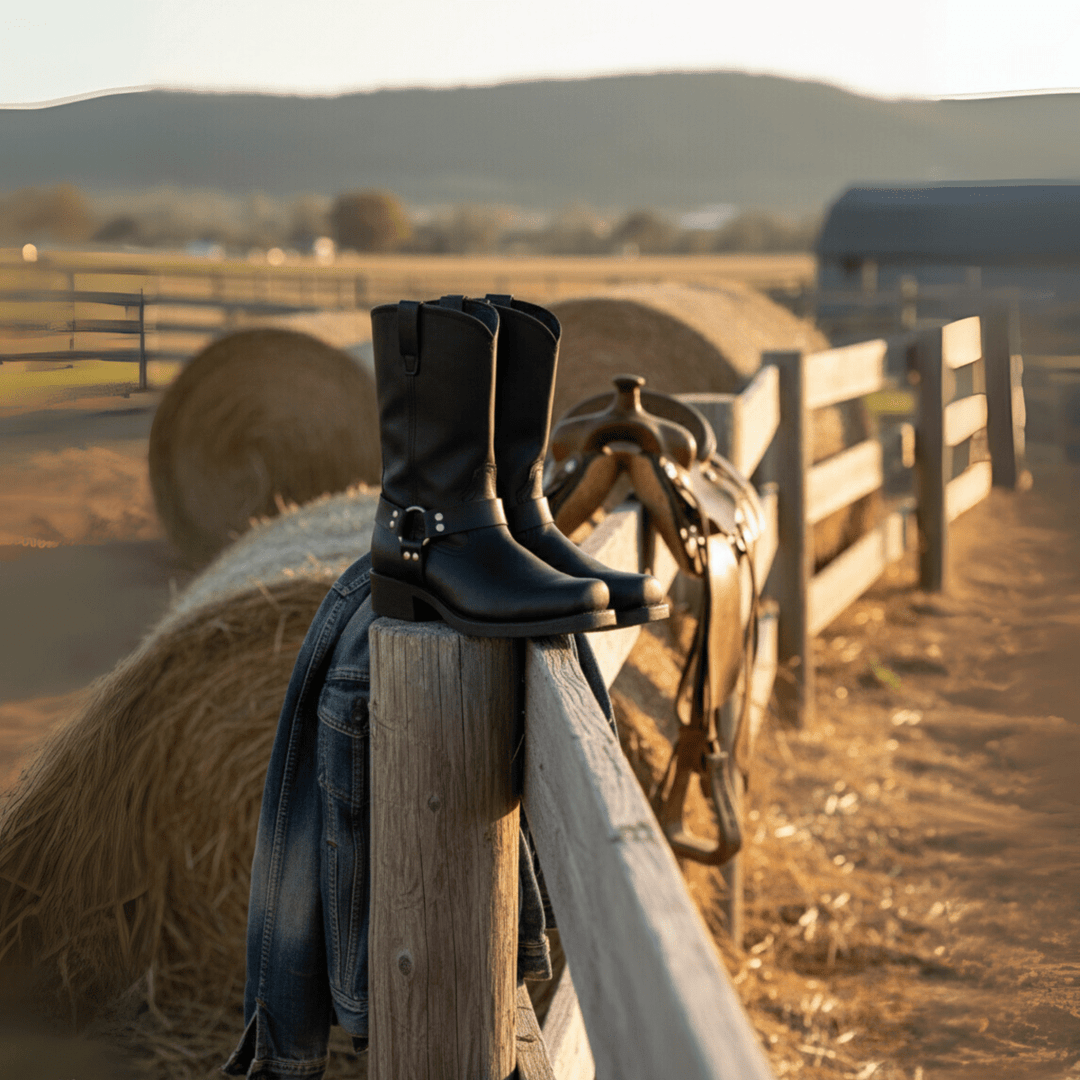 Hoge harness-laars voor heren – Omar