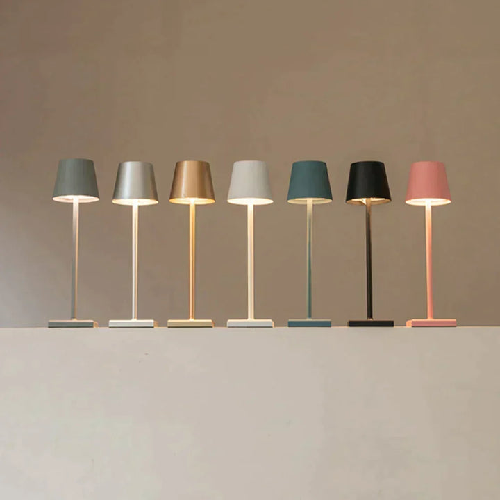 Draadloze tafellamp | Minimalistisch ontwerp | Dimbaar led-licht