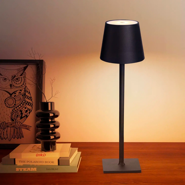 Draadloze tafellamp | Minimalistisch ontwerp | Dimbaar led-licht
