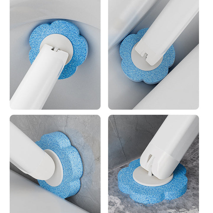 WC-borstel voor Eenmalig Gebruik | Antibacterieel | Hygiënische Sponskopjes | CleanClick