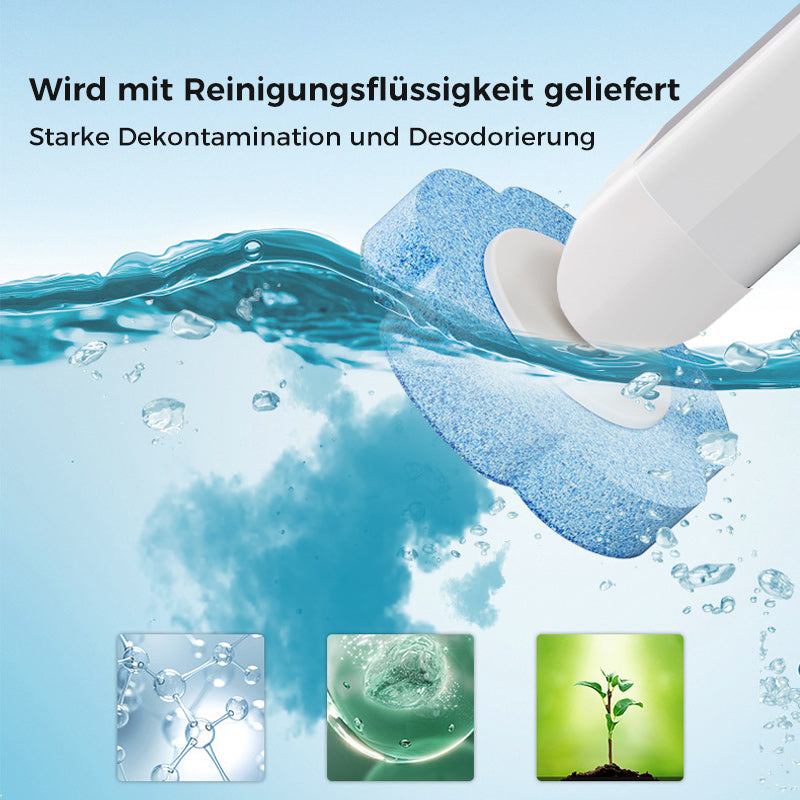 WC-borstel voor Eenmalig Gebruik | Antibacterieel | Hygiënische Sponskopjes | CleanClick