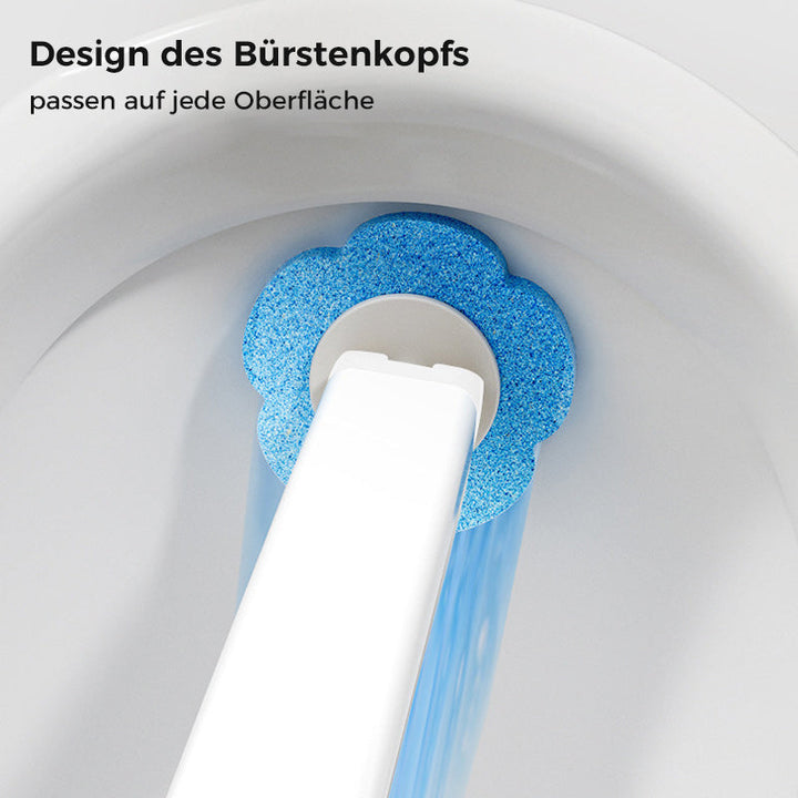 Wegwerptoiletborstel | Antibacteriële, hygiënische sponsopzetstukken