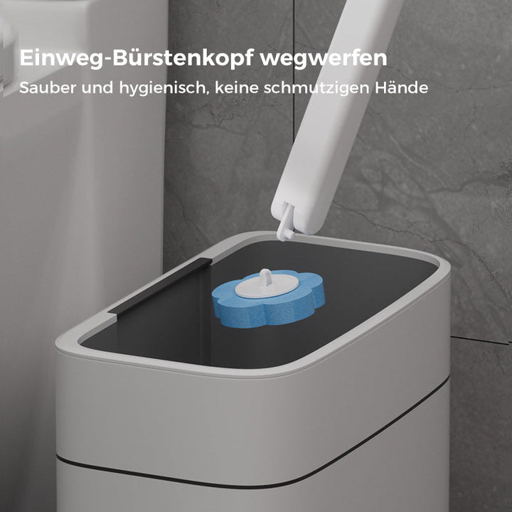 Wegwerptoiletborstel | Antibacteriële, hygiënische sponsopzetstukken