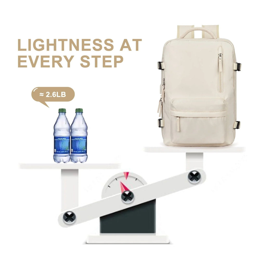 Multifunctionele damesrugzak 35 L met USB-aansluiting