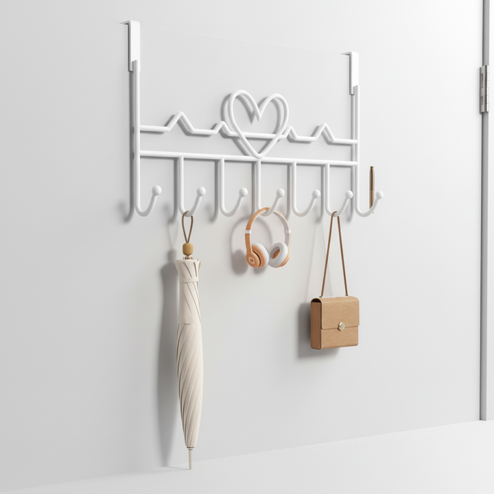 Metalen deurkapstok om over de deur te hangen – OverMount