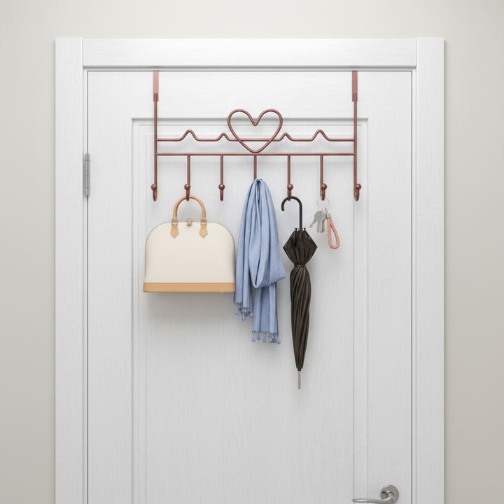 Metalen deurkapstok om over de deur te hangen – OverMount